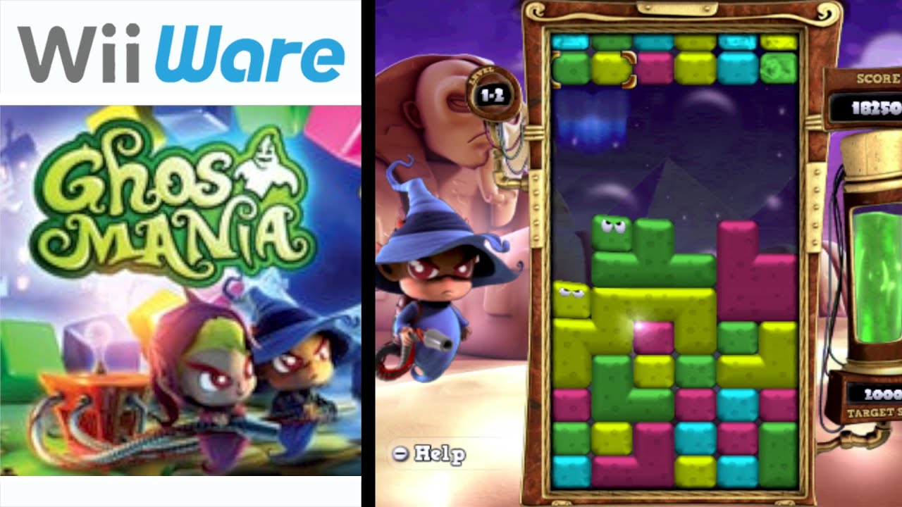 Ghost Mania ... (WiiWare) Gameplay Peek
