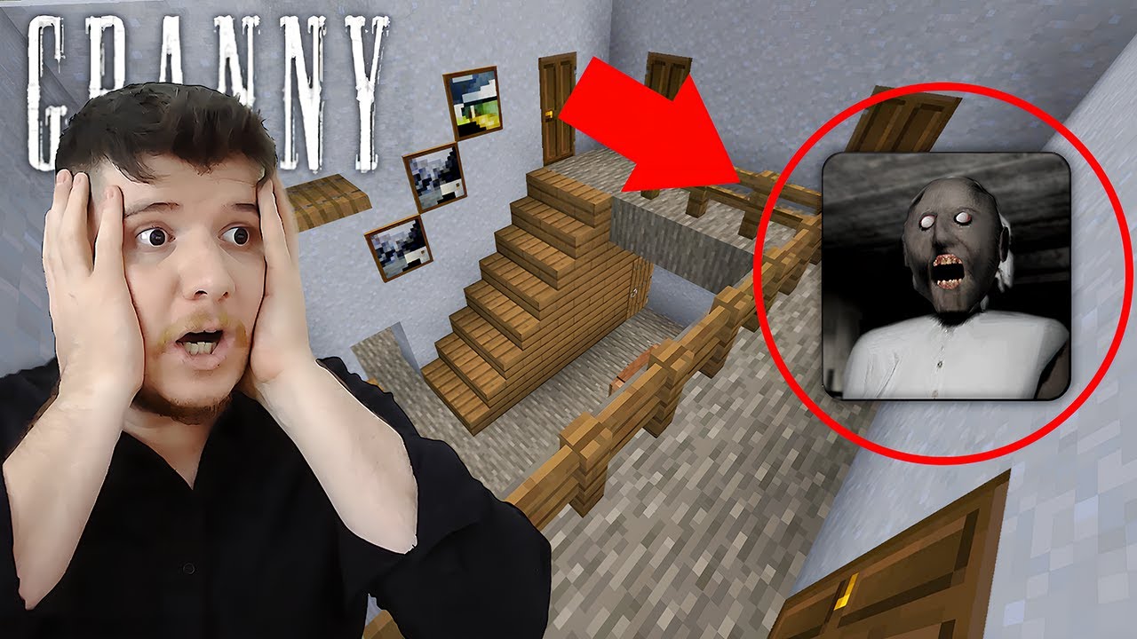 Kardeşimle MİNECRAFT'TA Büyükannem GRANNY'NİN Evinden Kaçtım Çok Kolaydı! | Özgür Karip