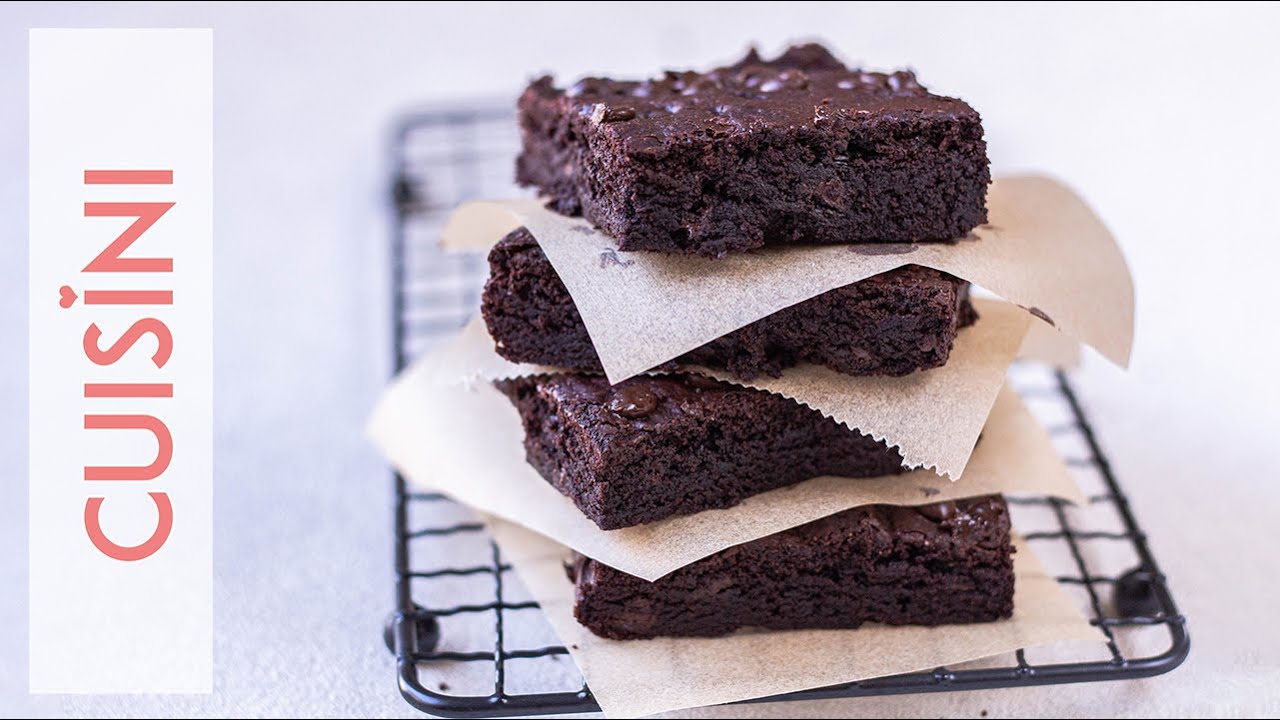 BROWNIES Rezept | saftige 5 Minuten Brownies selber machen (nur mit Kakao backen!)