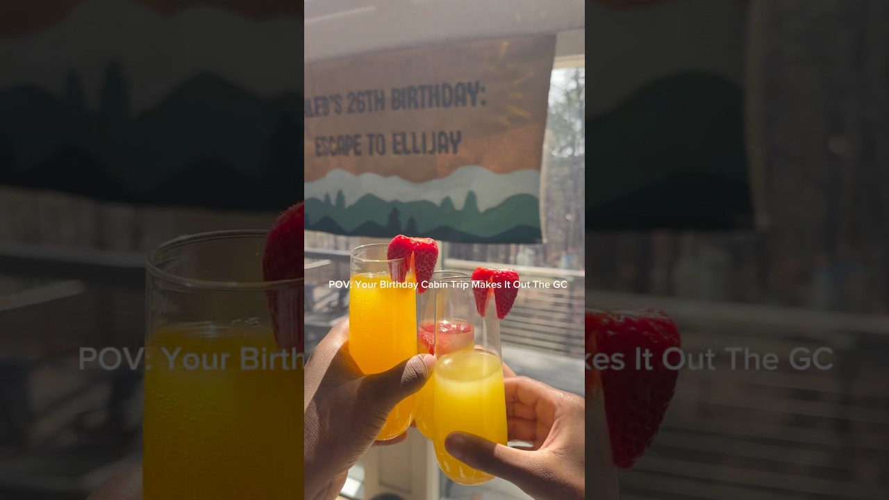 26th Birthday Cabin Trip: Escape To Ellijay ⛰️ #birthday #cabintrip