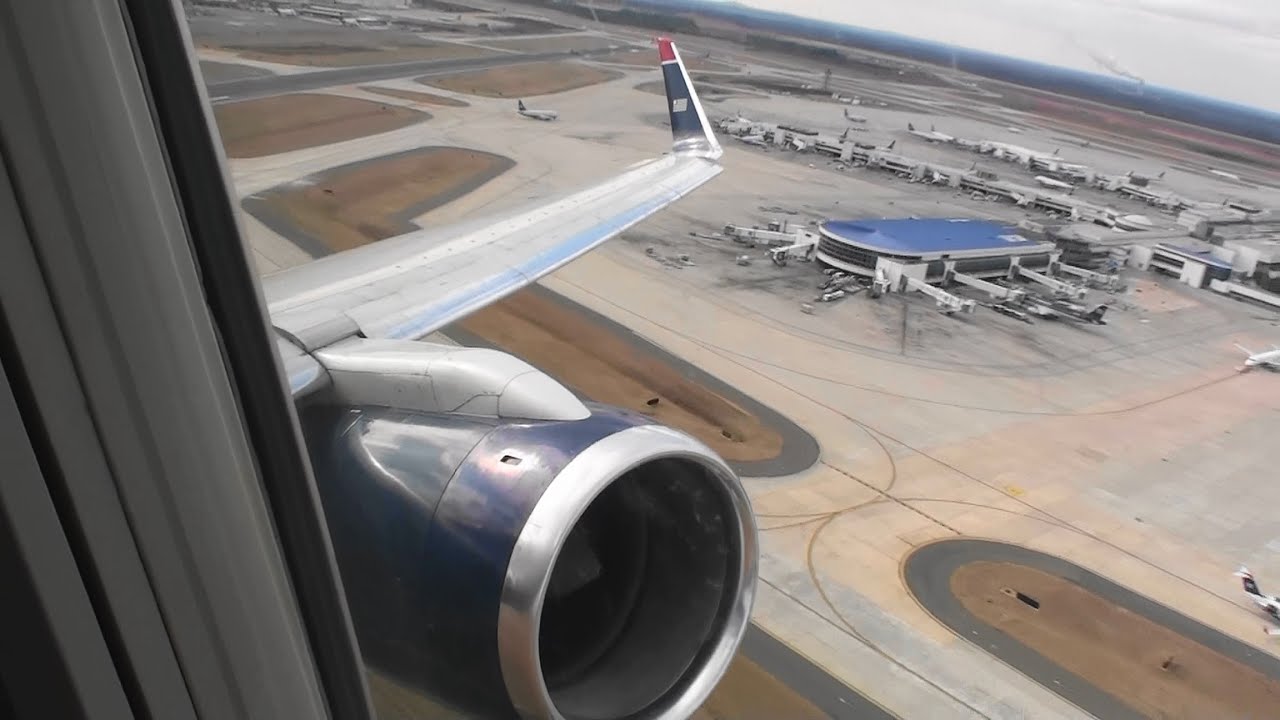 Ultra Powerful HD 757 Winter Takeoff From Charlotte!!!