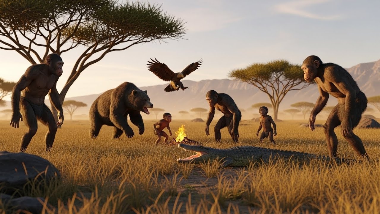 Life 3.9 Million Years Ago | Early Humans Survive Without Tools