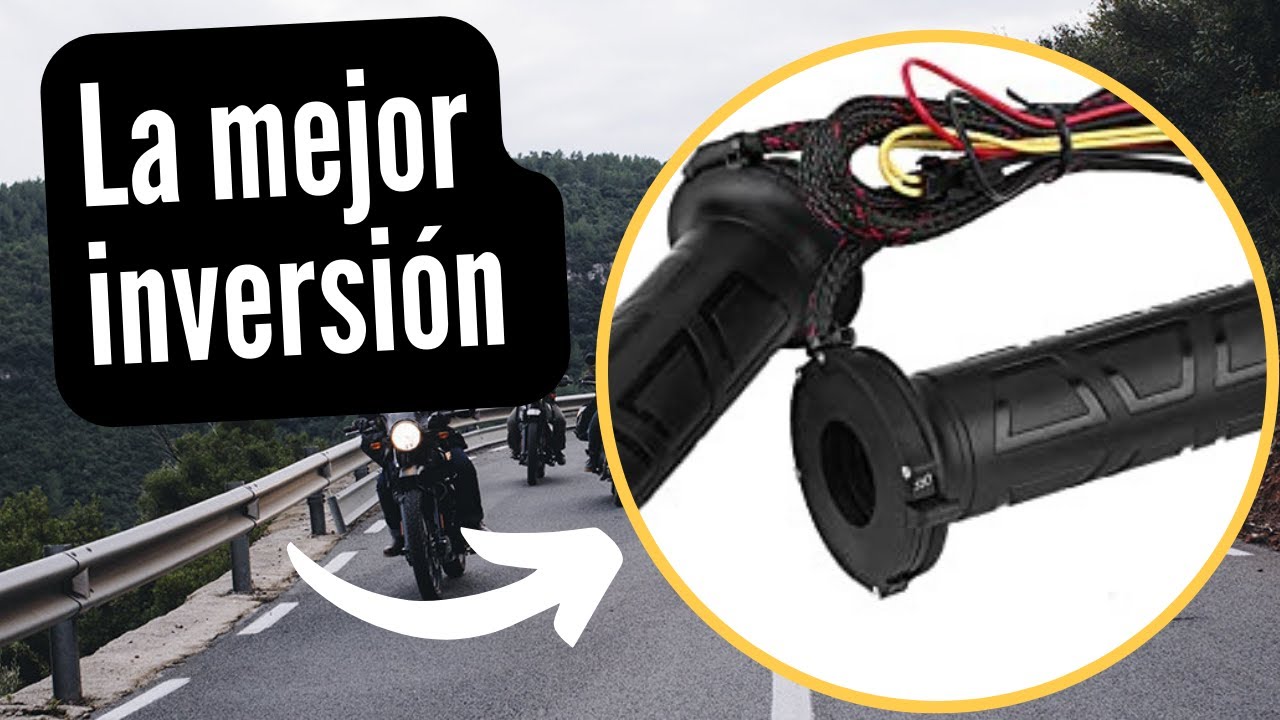 C&oacute;mo instalar PU&Ntilde;OS CALEFACTABLES para MOTO, Manopla calefactable para el frio.