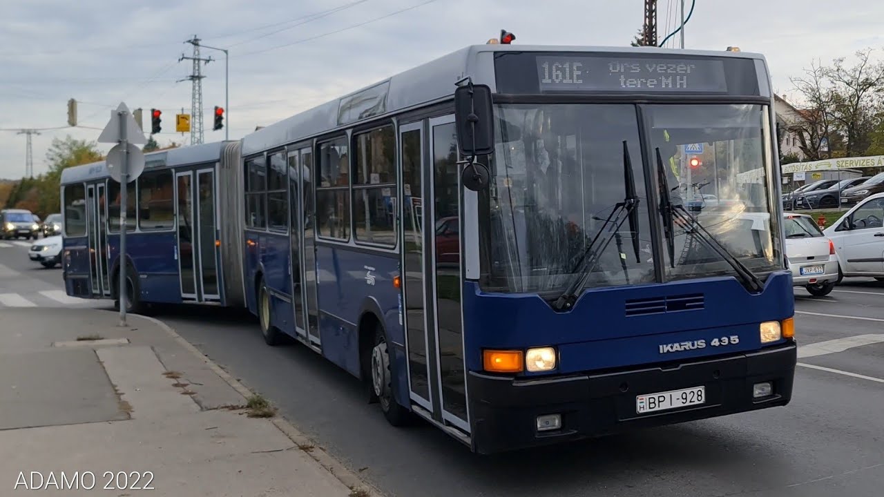 Az utolsó Ikarus 435 buszok Budapesten a 161E vonalon