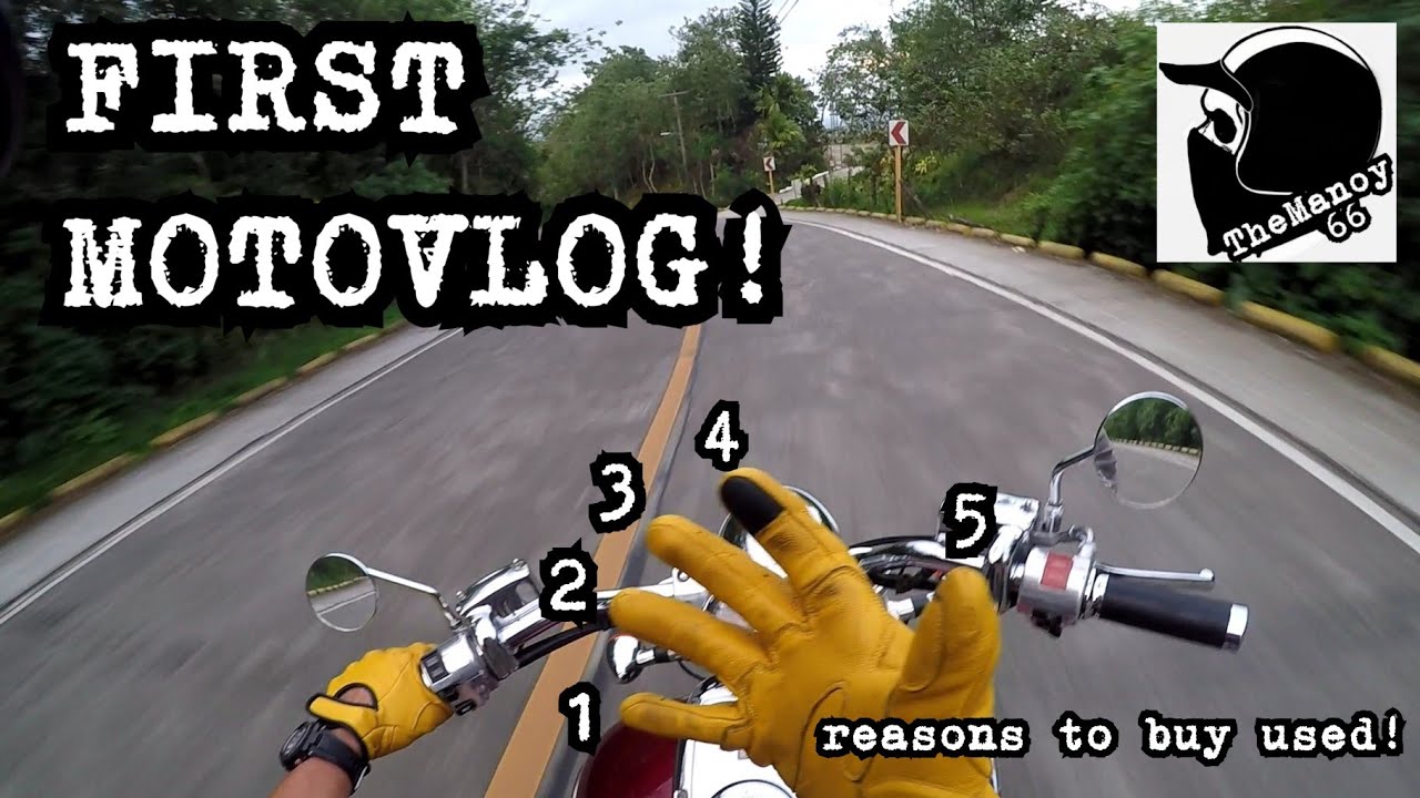 FIRST MOTOVLOG! And 5 reasons to buy a 2nd hand motorcycle -Motovlog - TheManoy66_