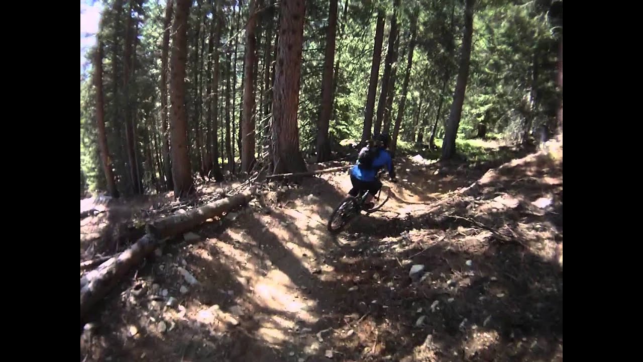 Mountain bike descent Chamonix France