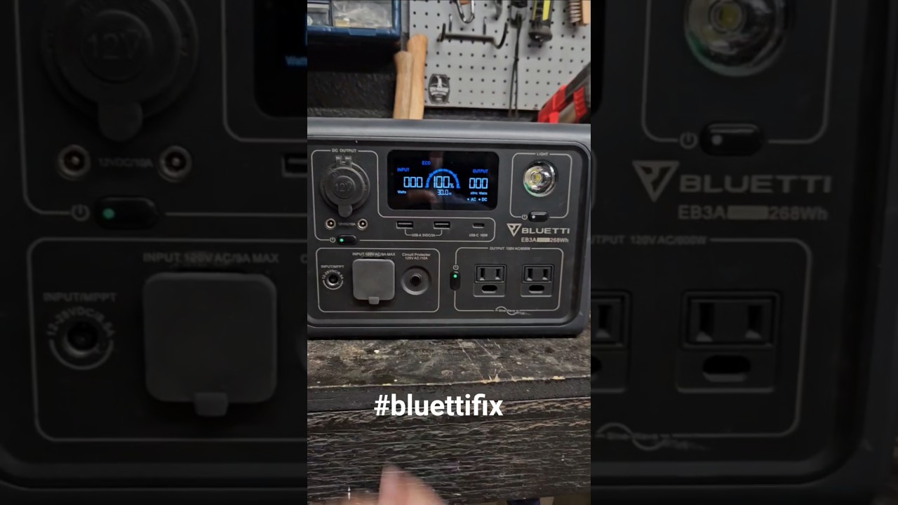 Bluetti EB3A won't turn on fix #diy #bluettieb3a #bluetti