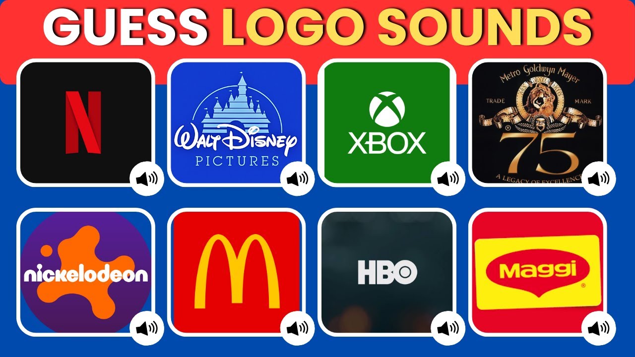 ‎Guess The Logo Sound 🤔💭🔊🎵 Netflix , maggi , HBO, McDonald's|Logo quiz|