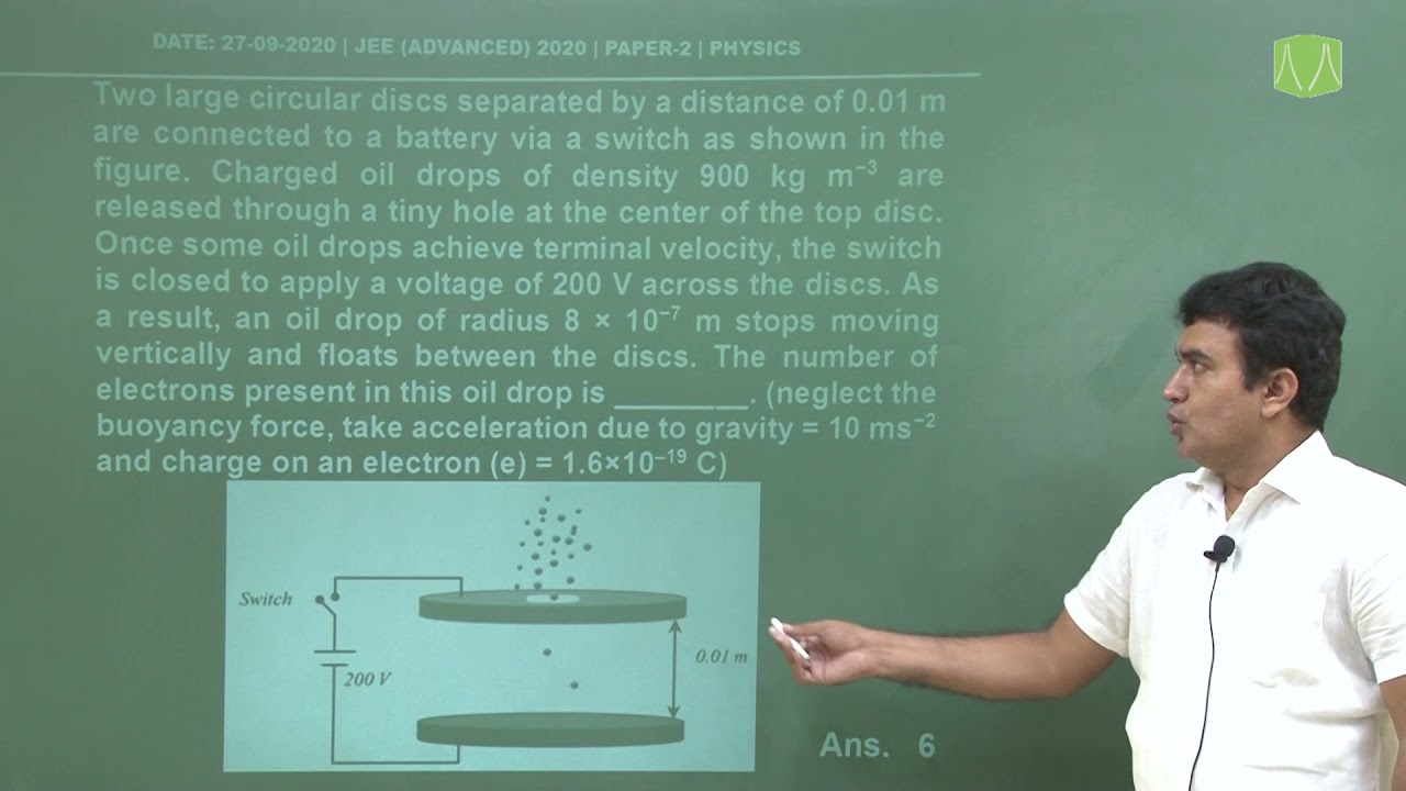 🔴 JEE Advanced 2020 Video Solutions Paper- 2 Physics Part- 1
