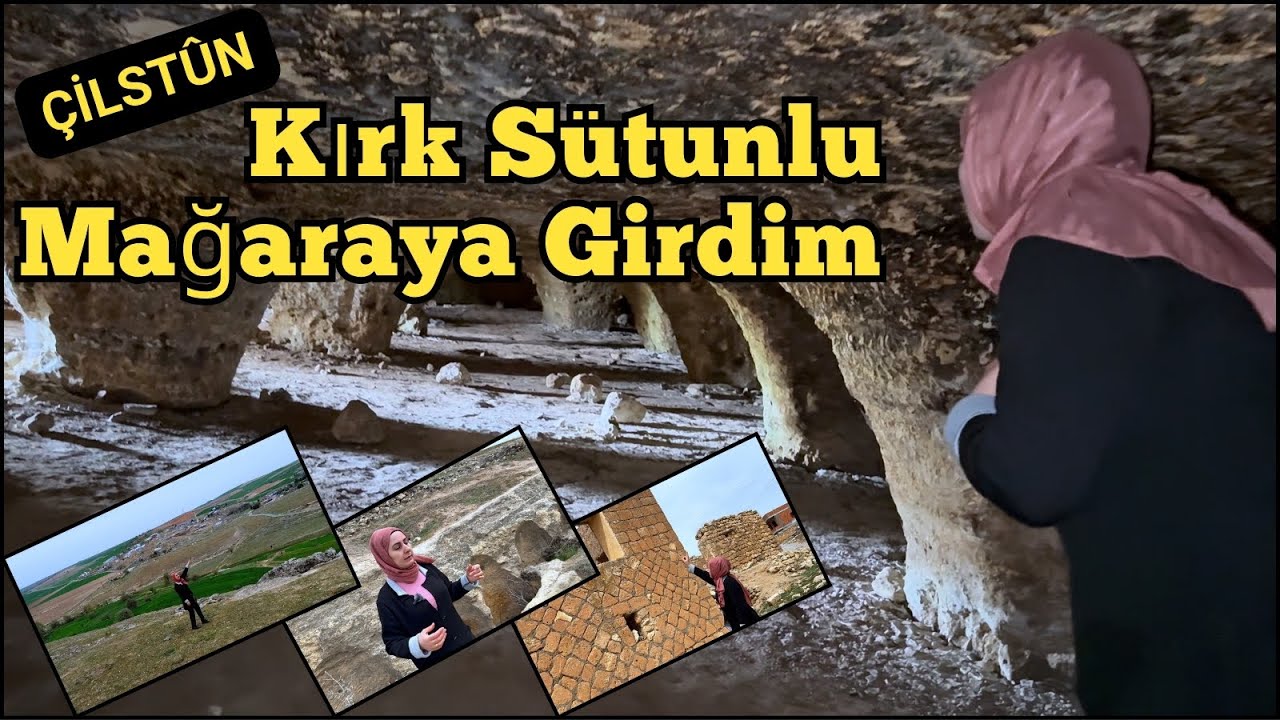 Çilstûn (Kırkdirek) Köyü: Kırk Sütunlu Mağara #Mardin #Savur #travel #nature #vlog