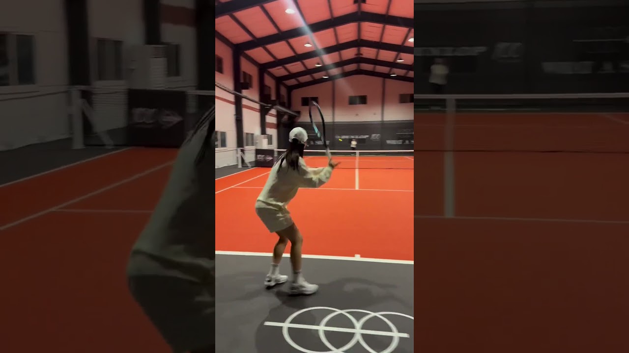 Smy Tennis Court Style &mdash; Where Fashion Meets Focus 💃🎾 #shorts #tennislook #fitstyle #girlathletes
