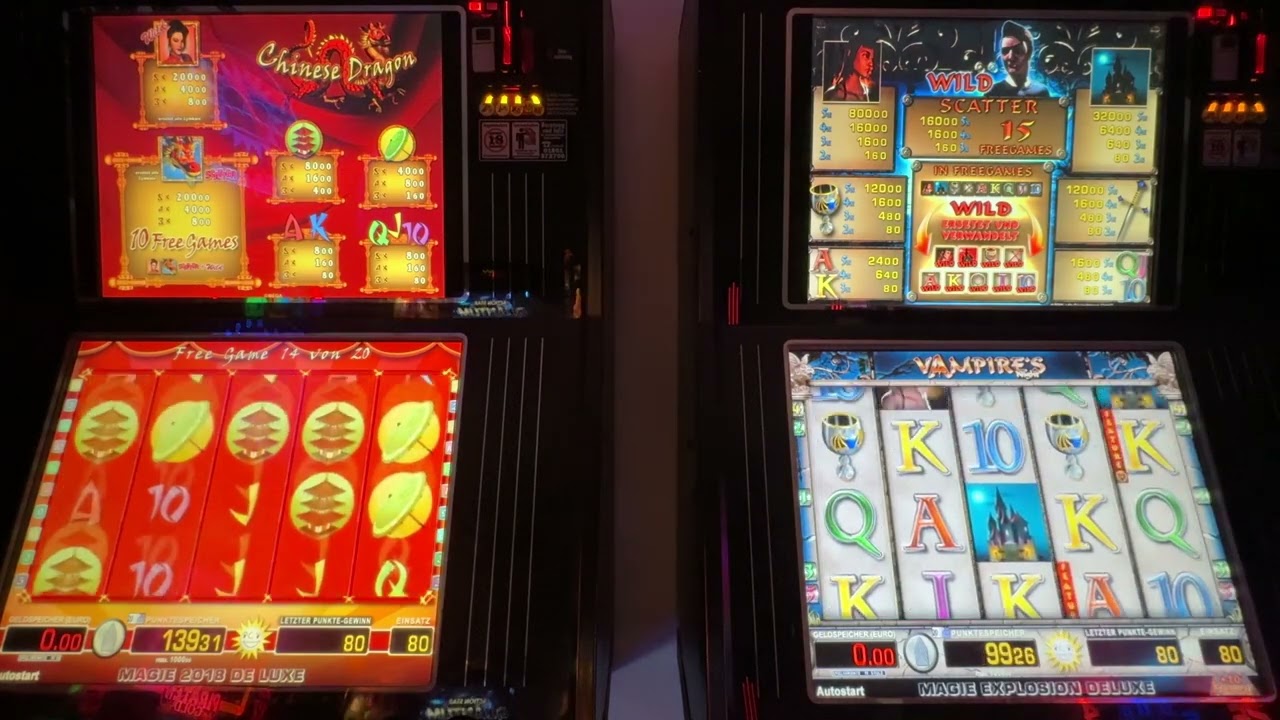👉🏻😝🤣MerkurMulti Chinese Dragon Vampires Night geile Umwandlungen und Symbiosen Abo Wunsch Slots😎👍￼