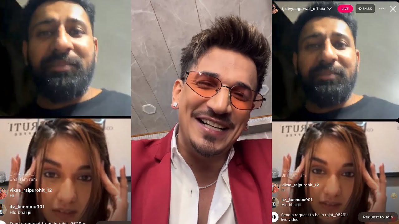 Rajat Dalal came live with Divya Aggarwal and spoke on Prince Narula and The 50 Show