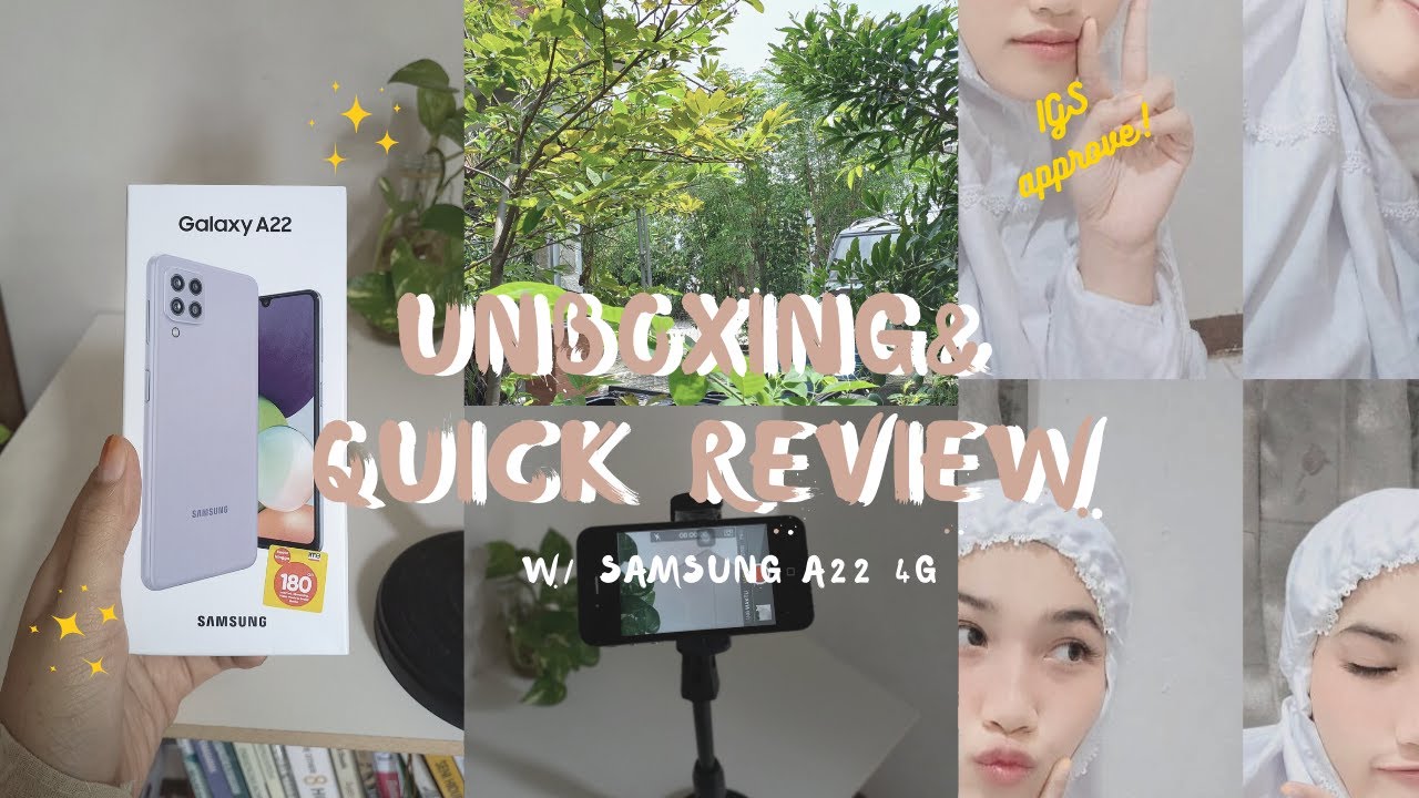 Unboxing Samsung A22 4G ll 4 fitur TER-favorit! ll 🇮🇩 bahasa
