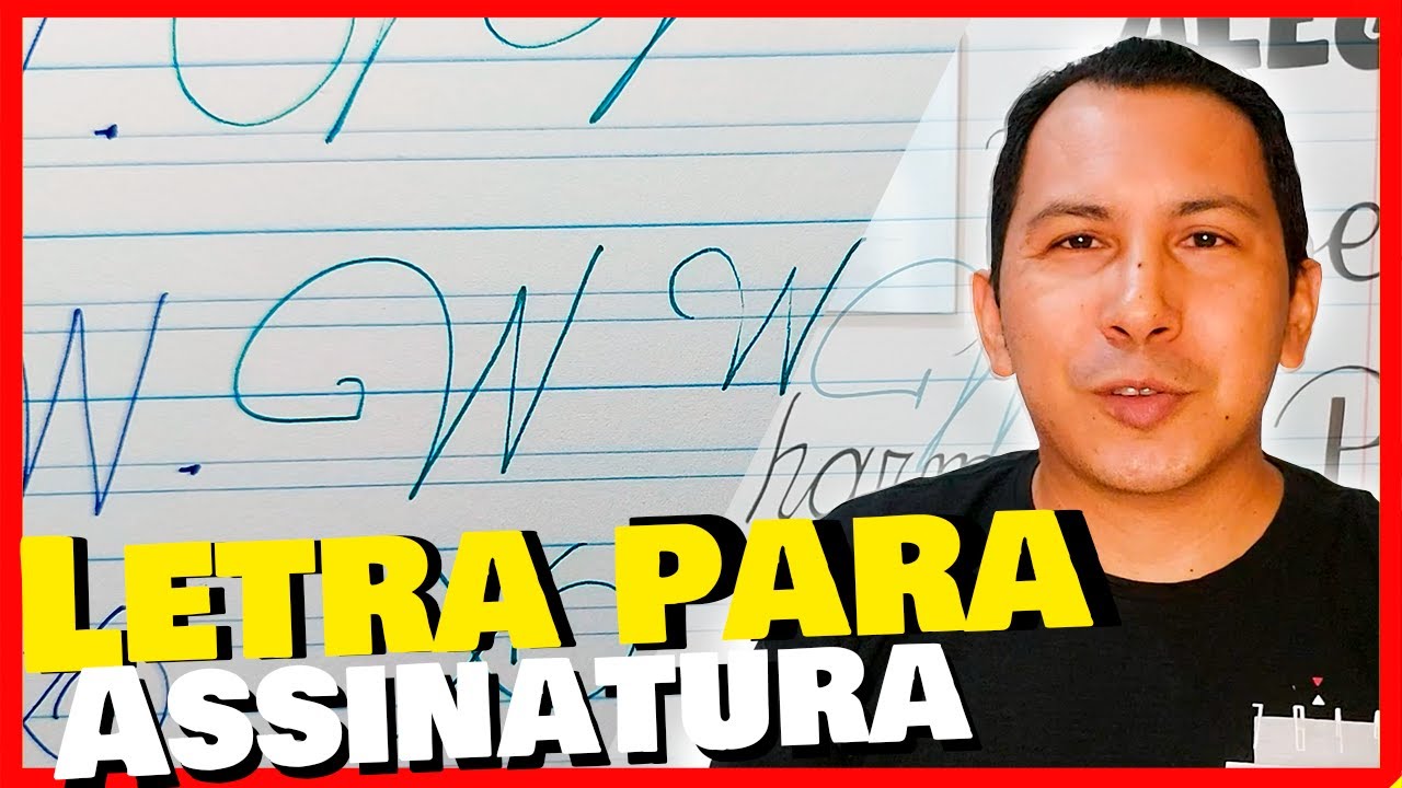 Como criar uma Assinatura com uma letra Invejável.