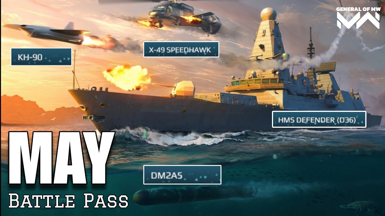 Modern Warships: May Month Battle Pass Full Review 🔥