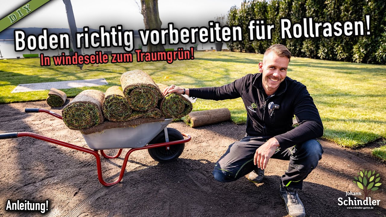 Rollrasen richtig verlegen mit allen Vorbereitungen! Für einen schönen Rasen [Anleitung]