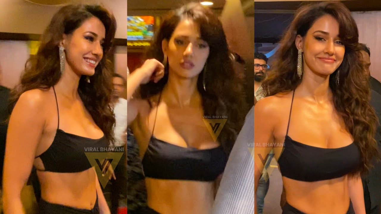 Disha Patani का हॉट Look Ek Villain Returns के Trailer Launch पर!! 🤩🔥🖤📸
