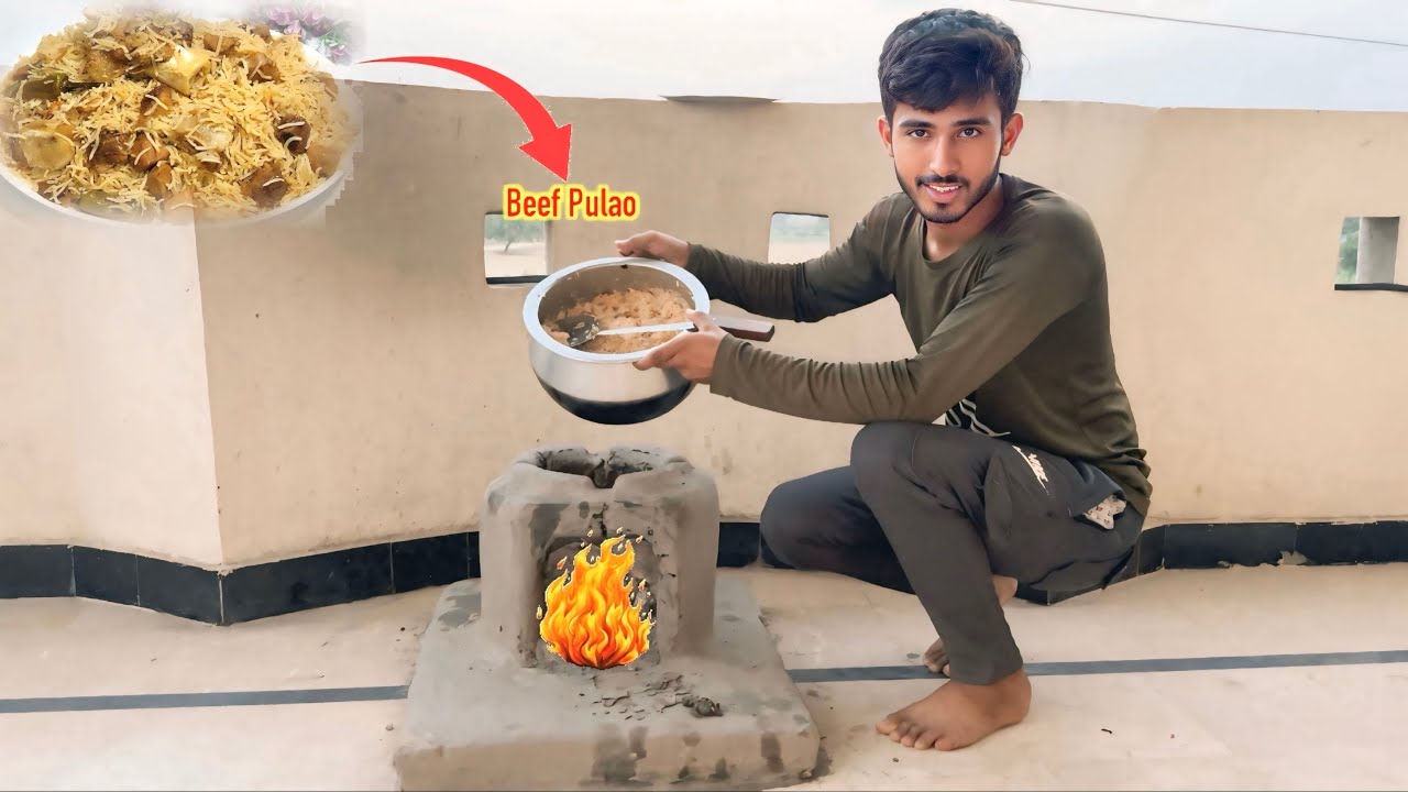 Aaj Ghar Per Banaya Beef Pulao 😱 Suhaib Sabir Vlogs / Zohaib Pendu