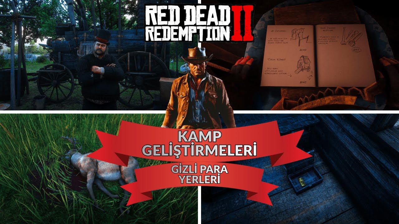 RDR2 KAMP GELİŞTİRMELERİ + GİZLİ PARALAR! |
