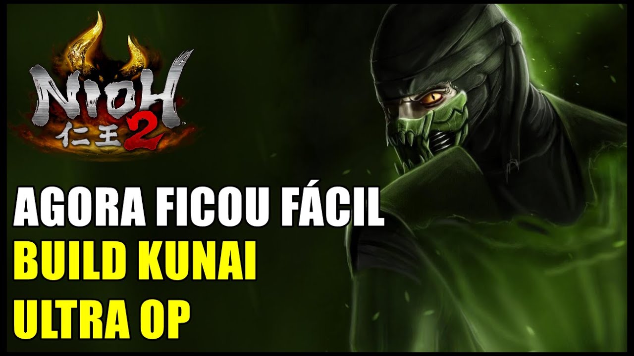 Nioh 2: Build Ninja Envenenado. A build MAIS FORTE para o caminho do samurai.