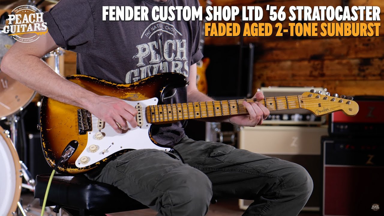 No Talking...Just Tones | Fender Custom Shop LTD '56 Strat Heavy Relic Faded Aged 2-Tone Sunburst