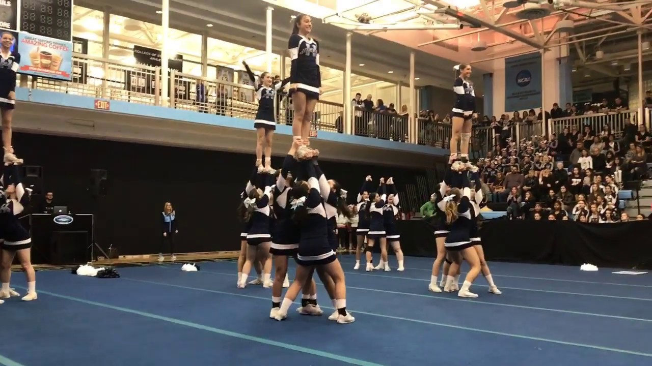 St. Joseph Hill cheerleaders at CHSAA Regionals