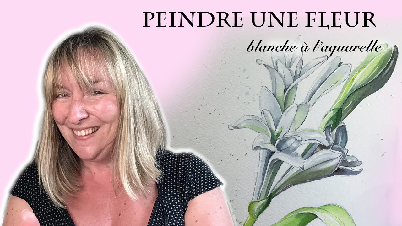 Comment peindre des fleurs blanches à l’aquarelle