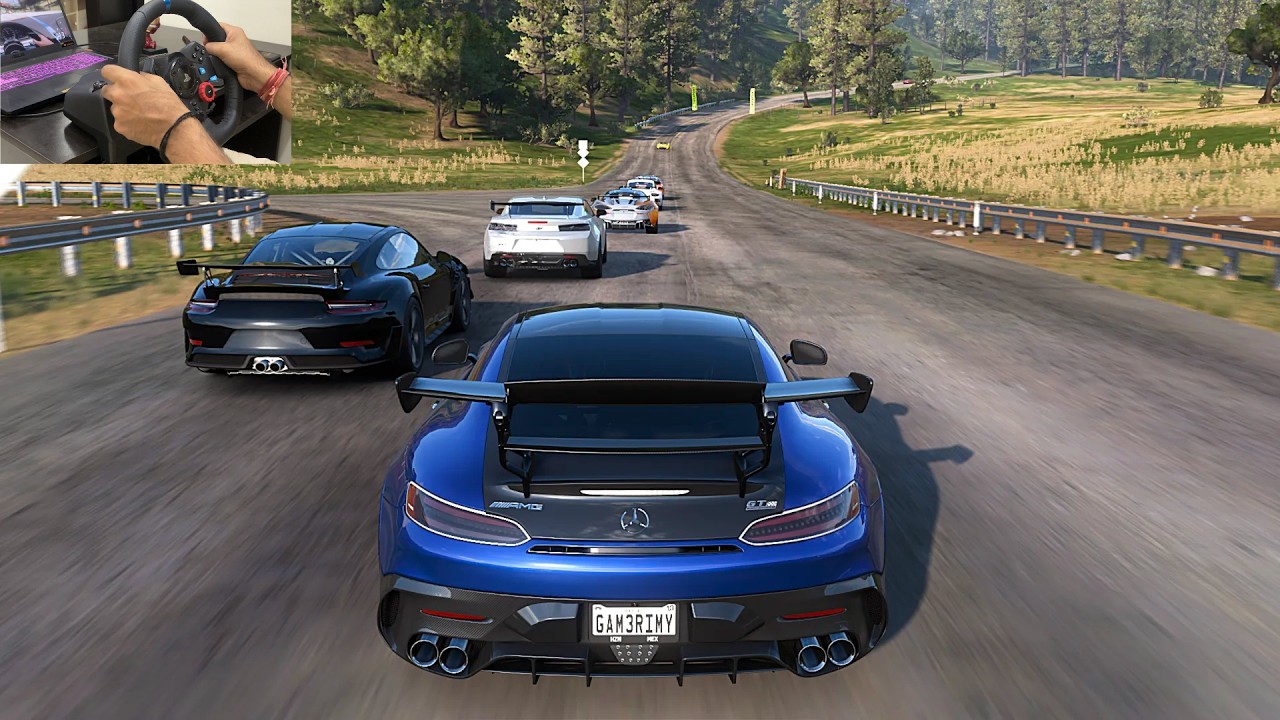 Can AMG GT Black Series Win The Goliath?  | Logitech G29 Steering Wheel