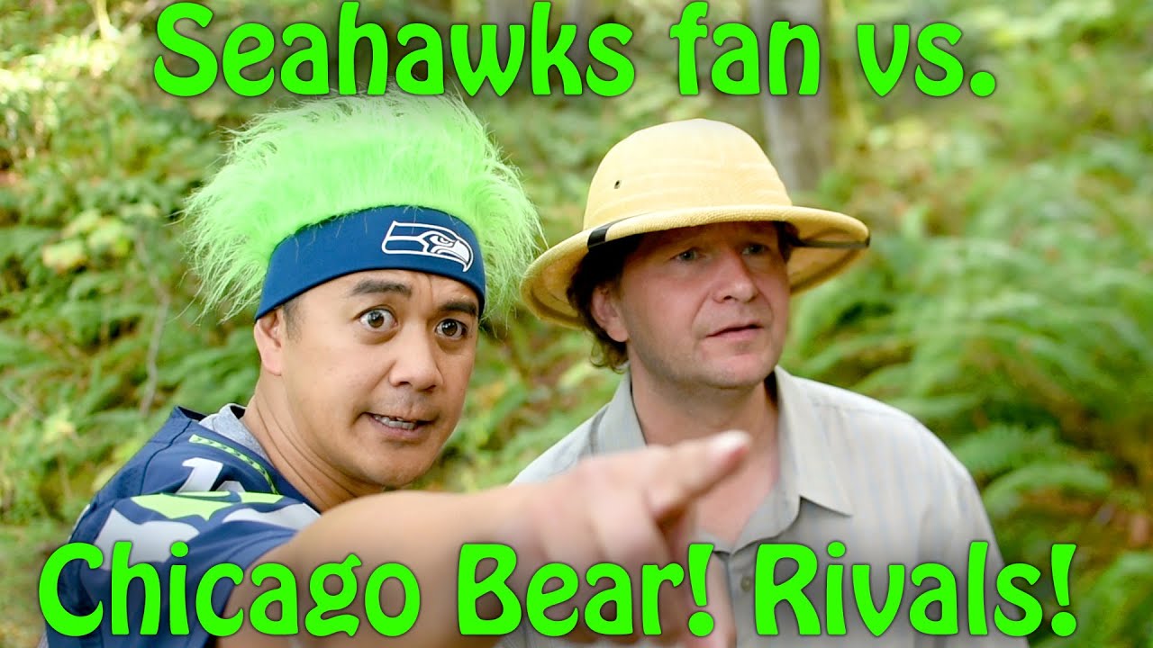 Seahawks fan vs. Chicago Bear in the woods (Rivals)