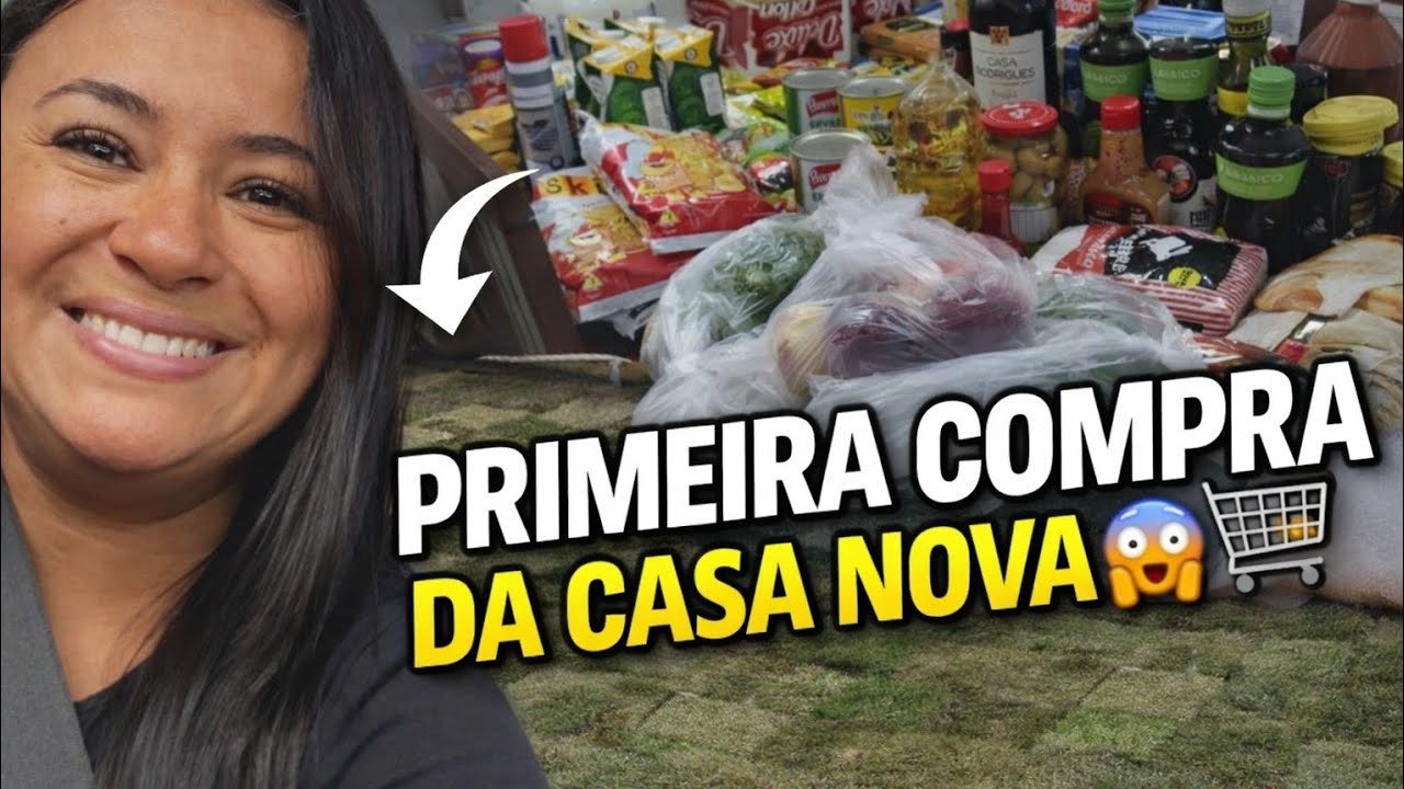 Comprando tudo para começar do zero na casa nova! 🛒✨+ Atualização no quintal 🌱