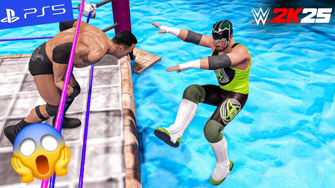 WWE 2k25 - LEGENDS Battle for Supremacy in Water Rumble | PS5