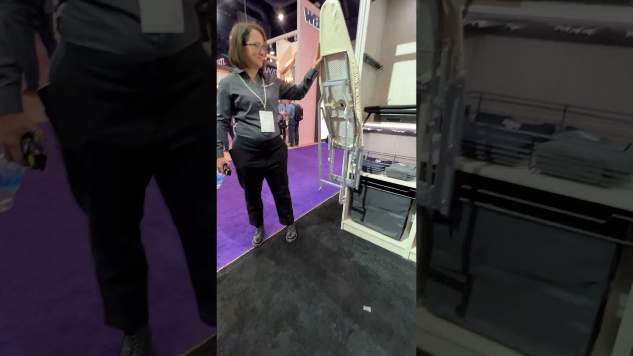 The closet organization of your dreams at IBS 2023! #shorts #closetsystem #closetorganization