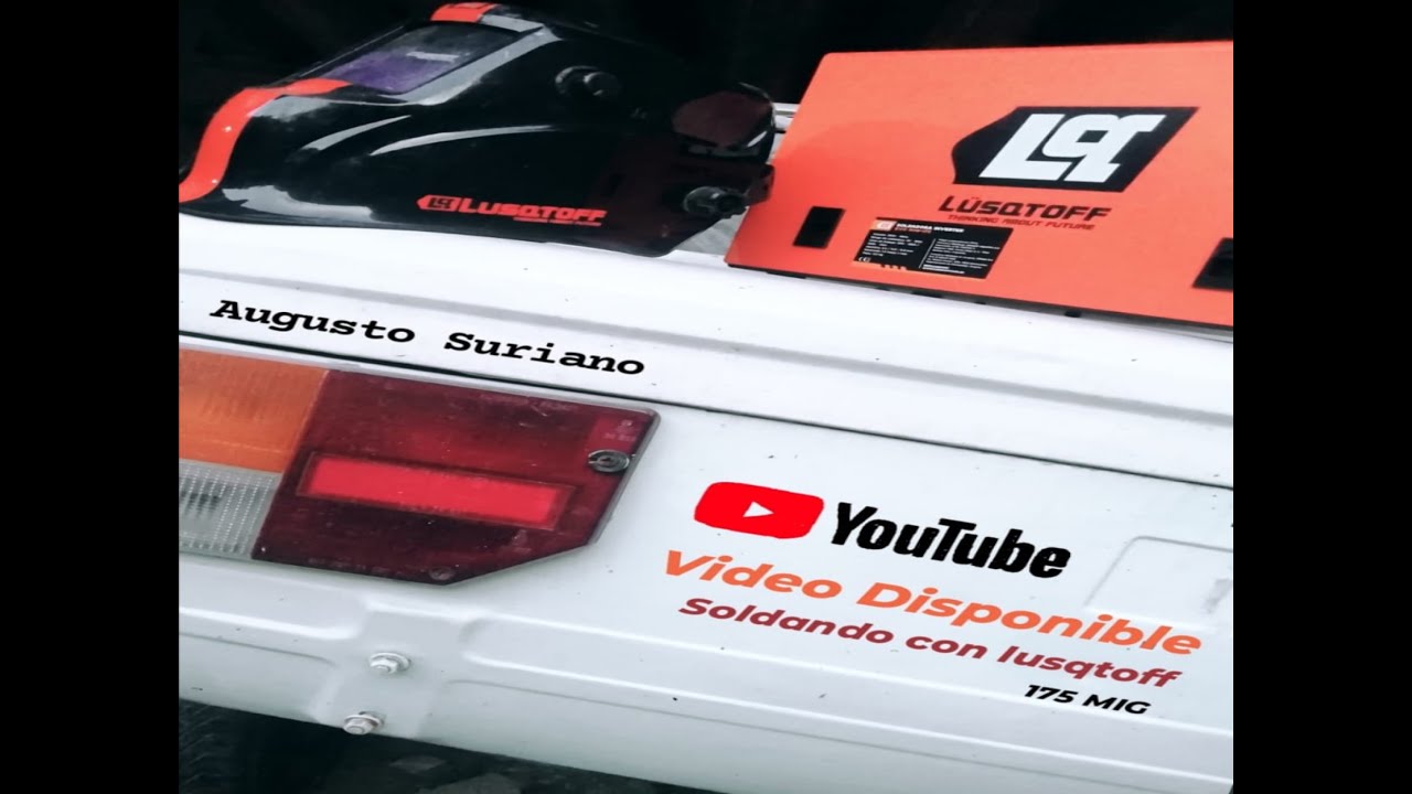 Como soldar con mig sin gas , Lusqtoff evo mig 175 , proyecto iava , Restauración fiat 128 ,