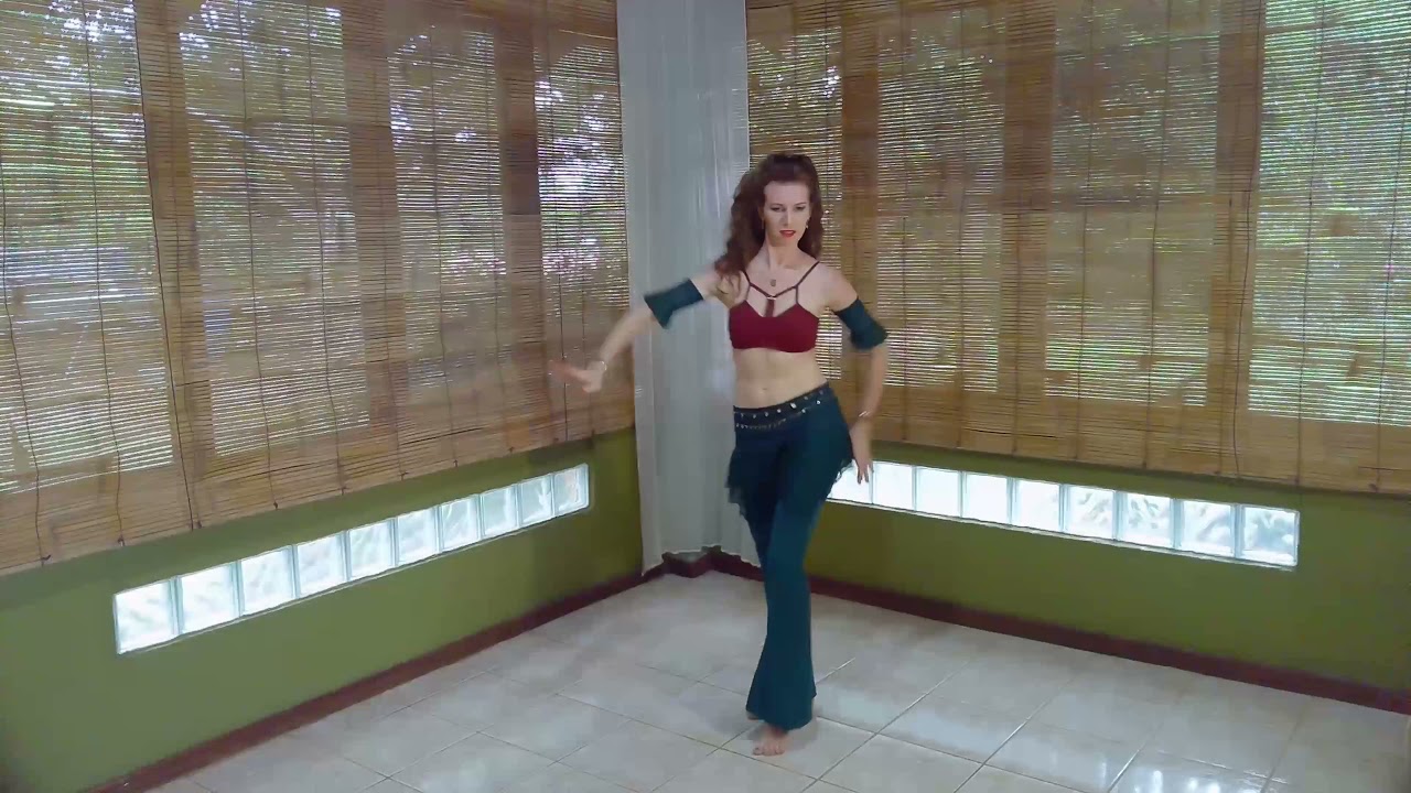СВЯЗКА 5 - DEMO. 4 Вида ВОСЬМЕРОК Бедрами. 4 Types of FIGURE 8 in Belly Dance Combo 5.