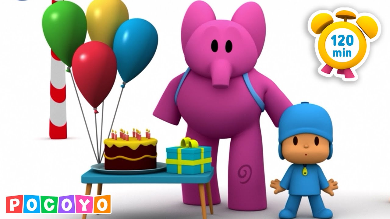 🎉 Gyere Pocoyo Szülinapjára! Móka és Játék vár! [120 Perc] POCOYO MAGYARUL | Rajzfilm gyerekeknek