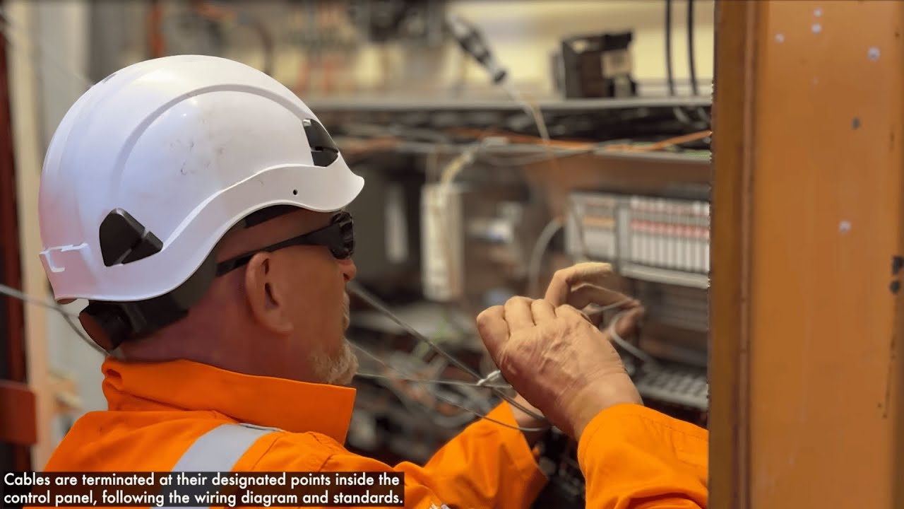 Installing IO Cables in a Control Panel