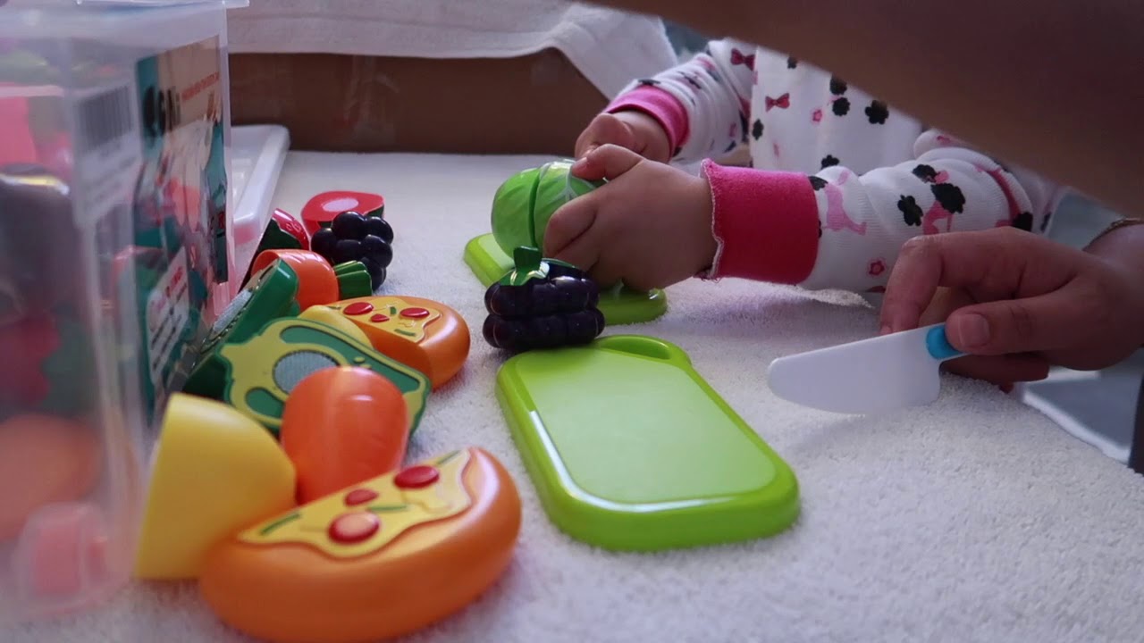 ADIE's PLAYROOM ( Cutting Toys with colorful Vegetables and Fruits)