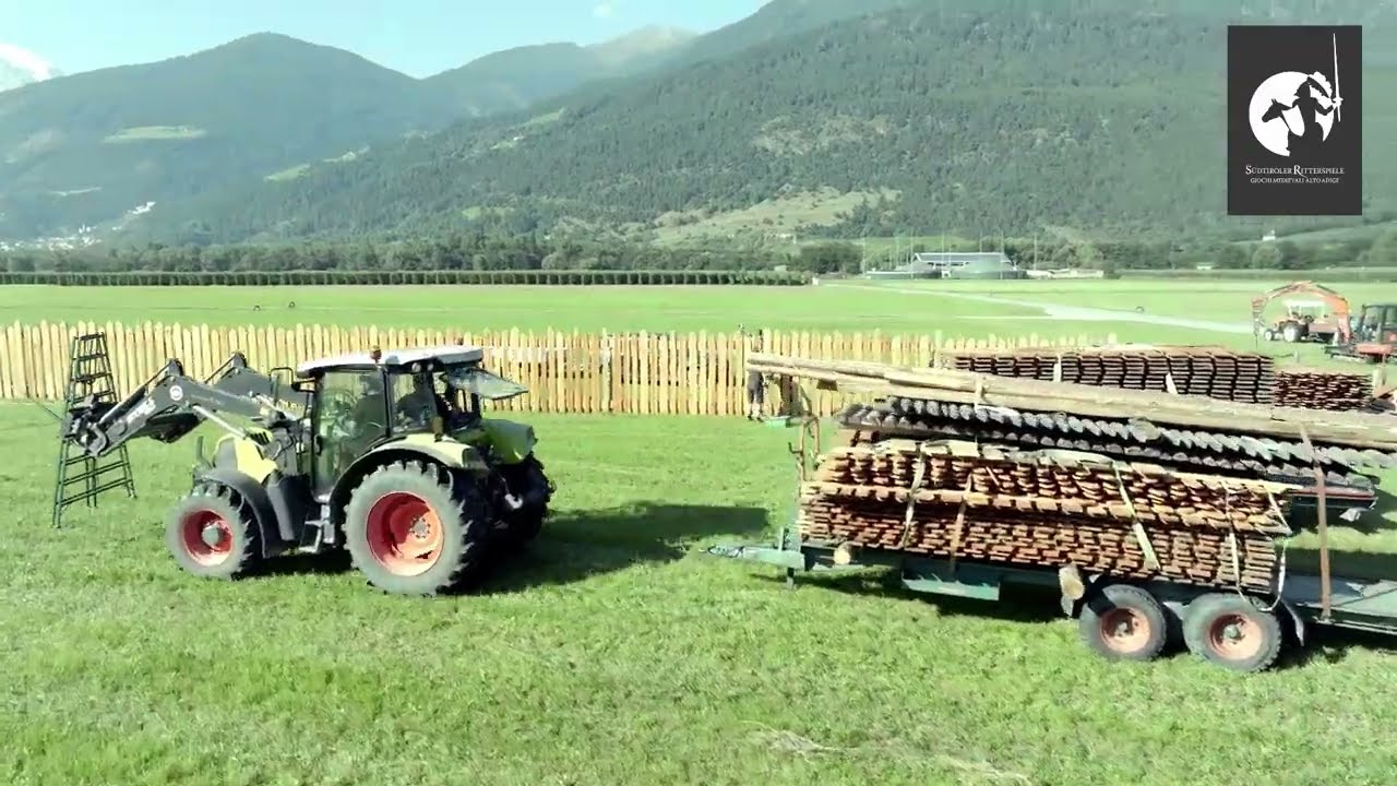 Ritterspiele 2025 - Aufbau Festgelände / costruzione evento