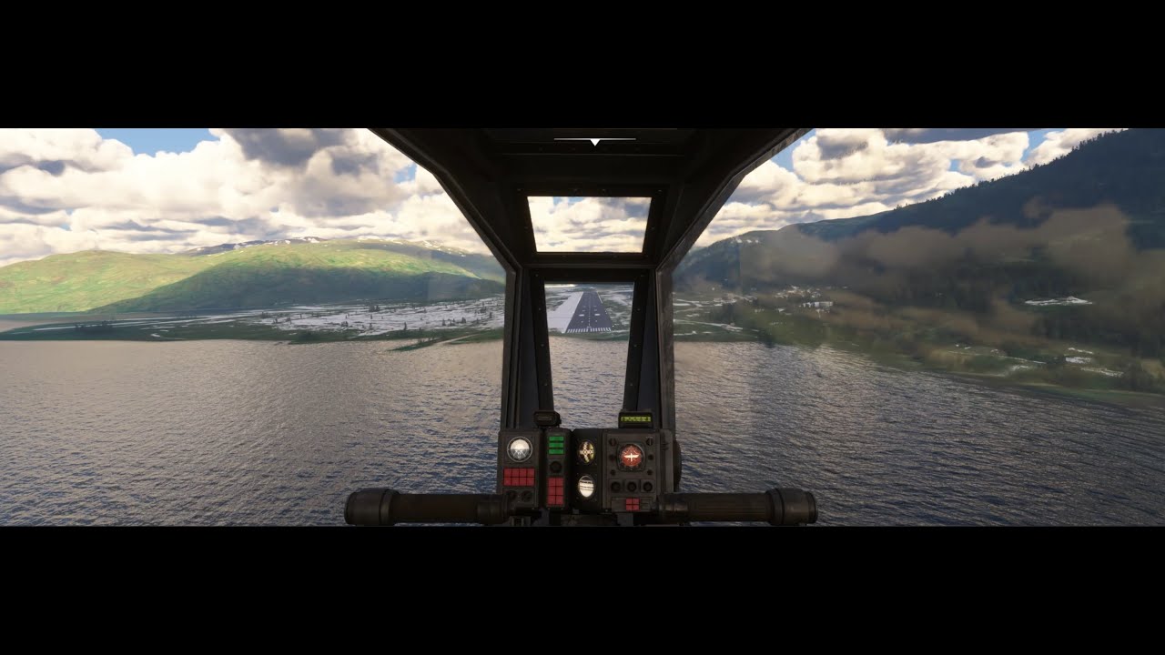 Dune Ornithoper flying Masters of the Air approach to Bluie West One, Greenland