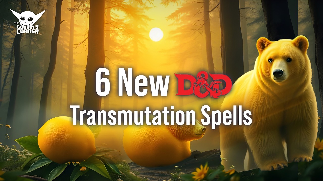 Twisted Transmutation Spells for D&D