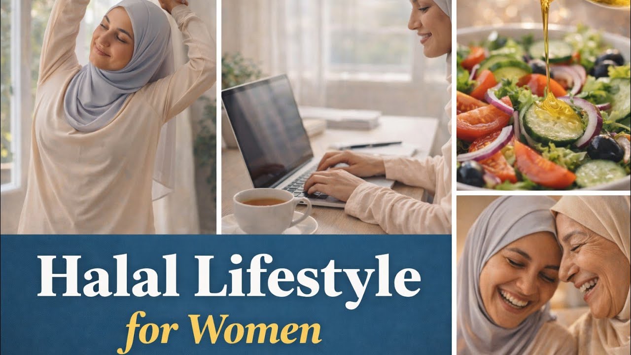 Halal lifestyle for women that enhance natural glow #ai#sunnah
