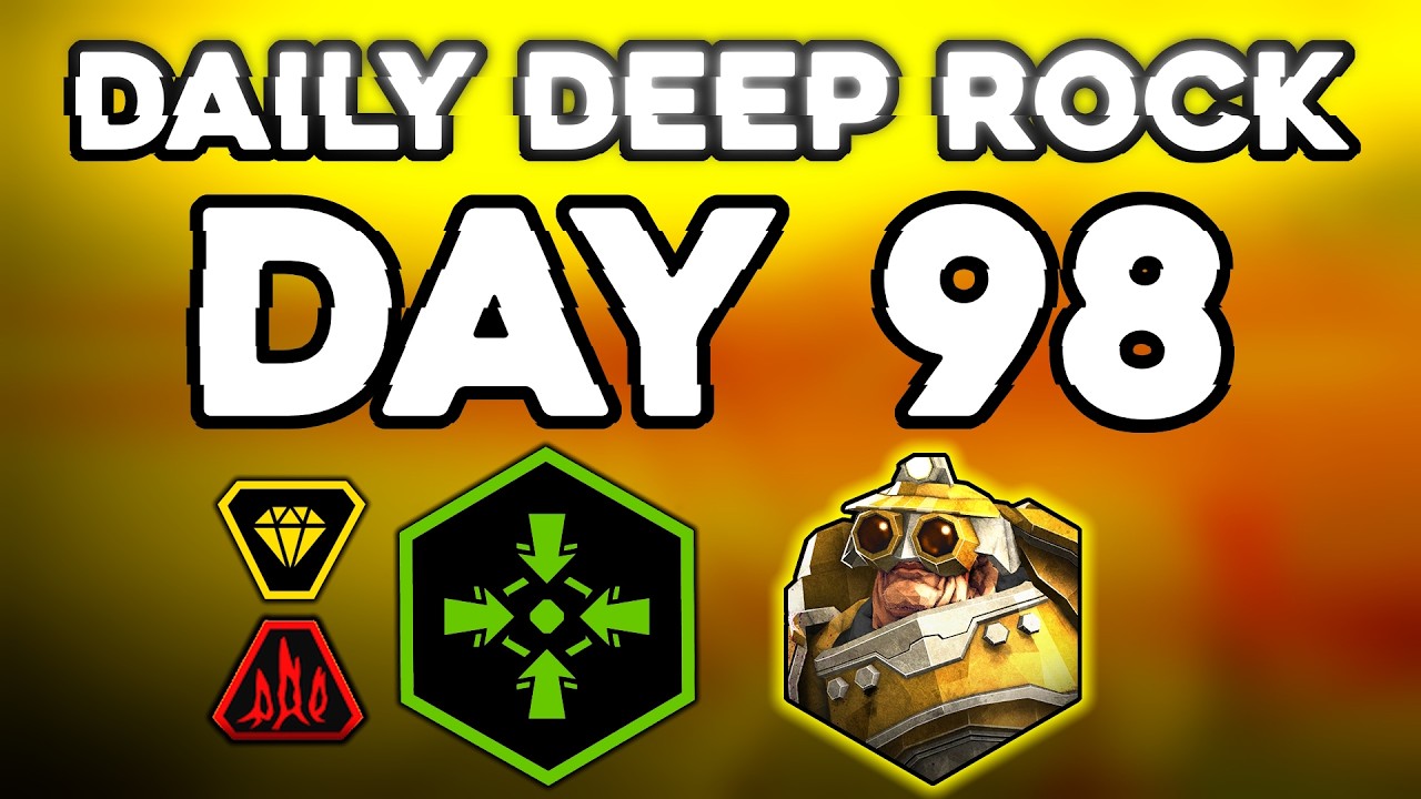 Daily Deep Rock - Day 98 / Driller / Point Extraction / Sandblasted Corridors