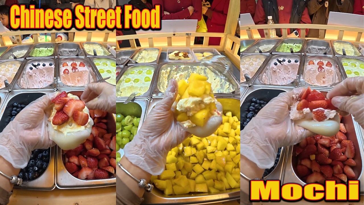 Mochi | Super delicious Chinese street food part 40 #food #streetfood #美食 #delicious #cooking