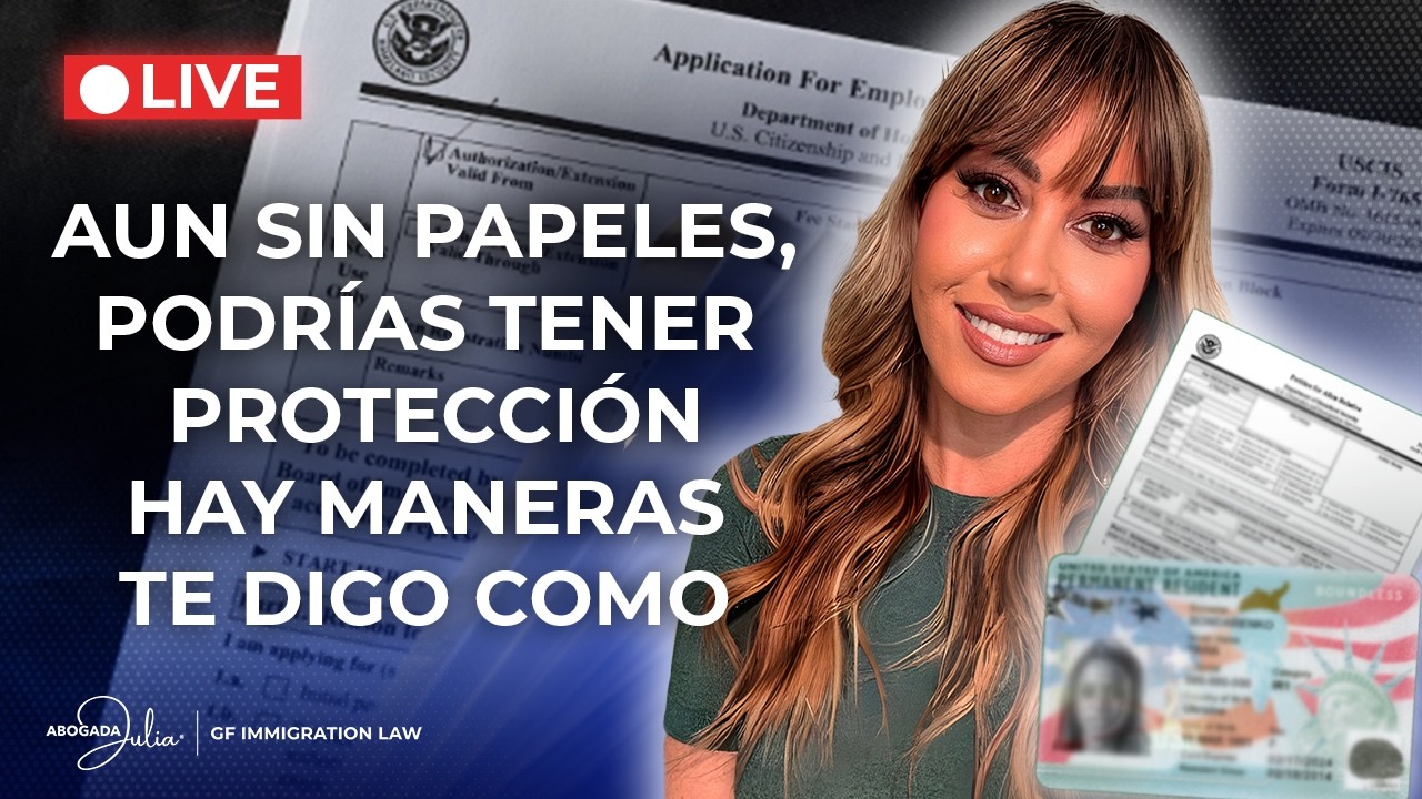 ¡Estamos en VIVO! Respondiendo tus preguntas sobre inmigración - Abogada Julia 877-926-0808