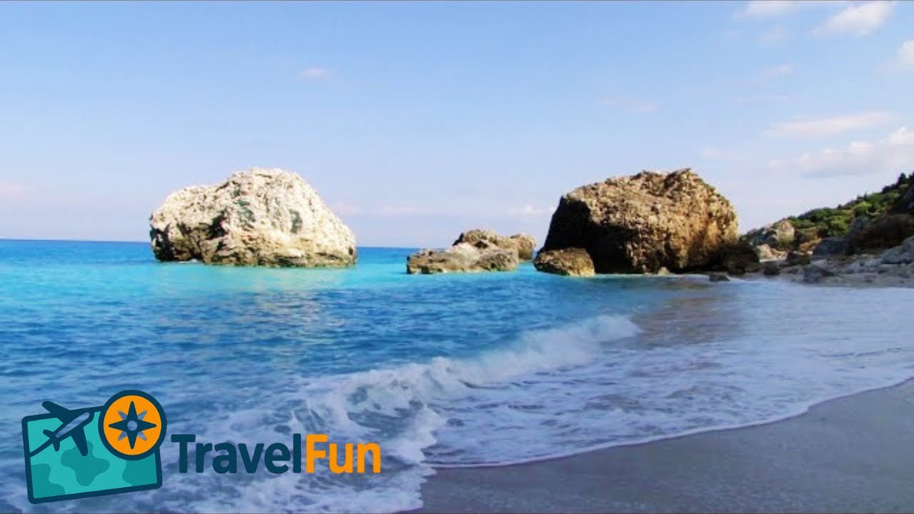 Megali Petra - amazing wild beach in Lefkada Greece