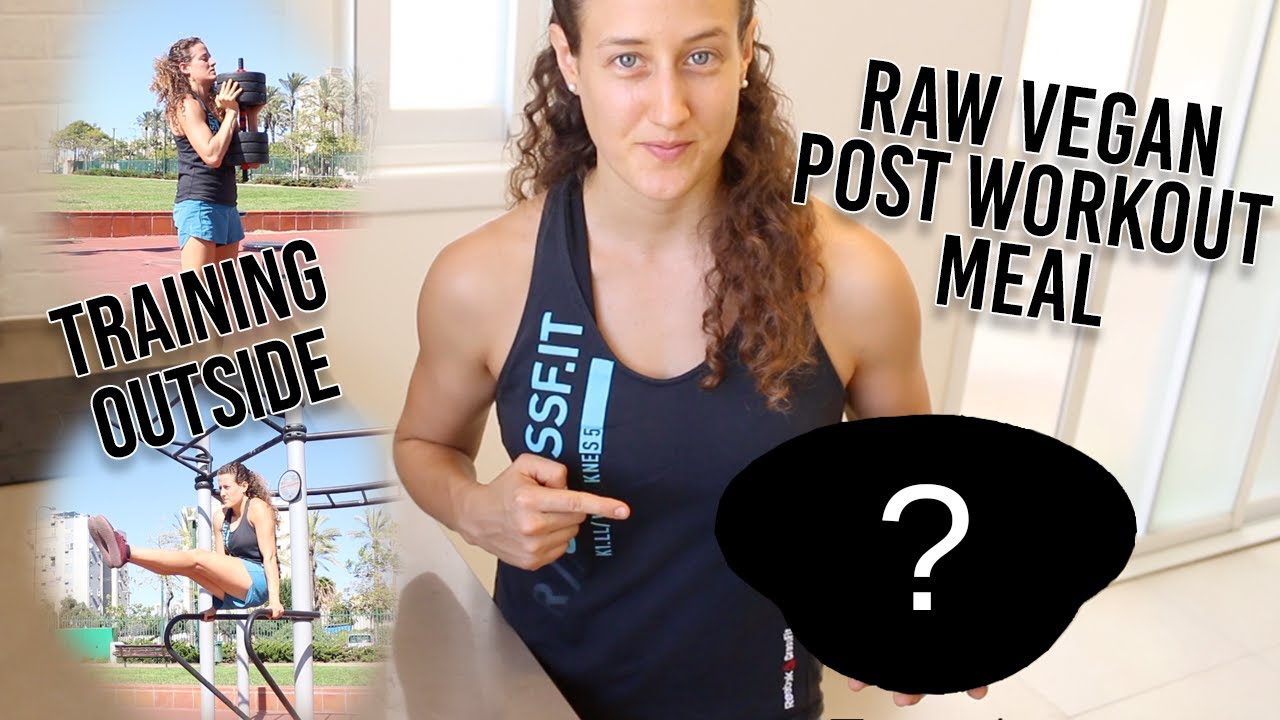 Training Outside + Raw Vegan Post Workout Meal