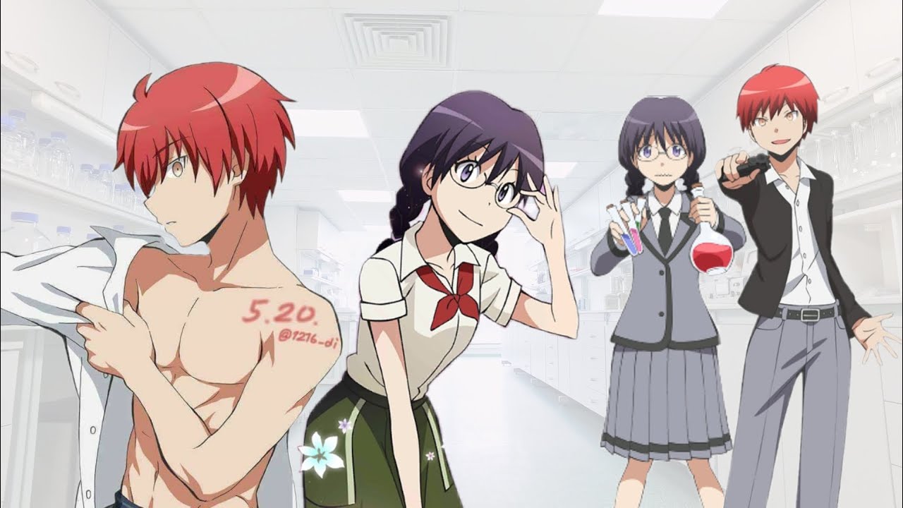 Karma Akabane x Manami Okuda (Assassination Classroom AMV) - Bad boy by Cascada
