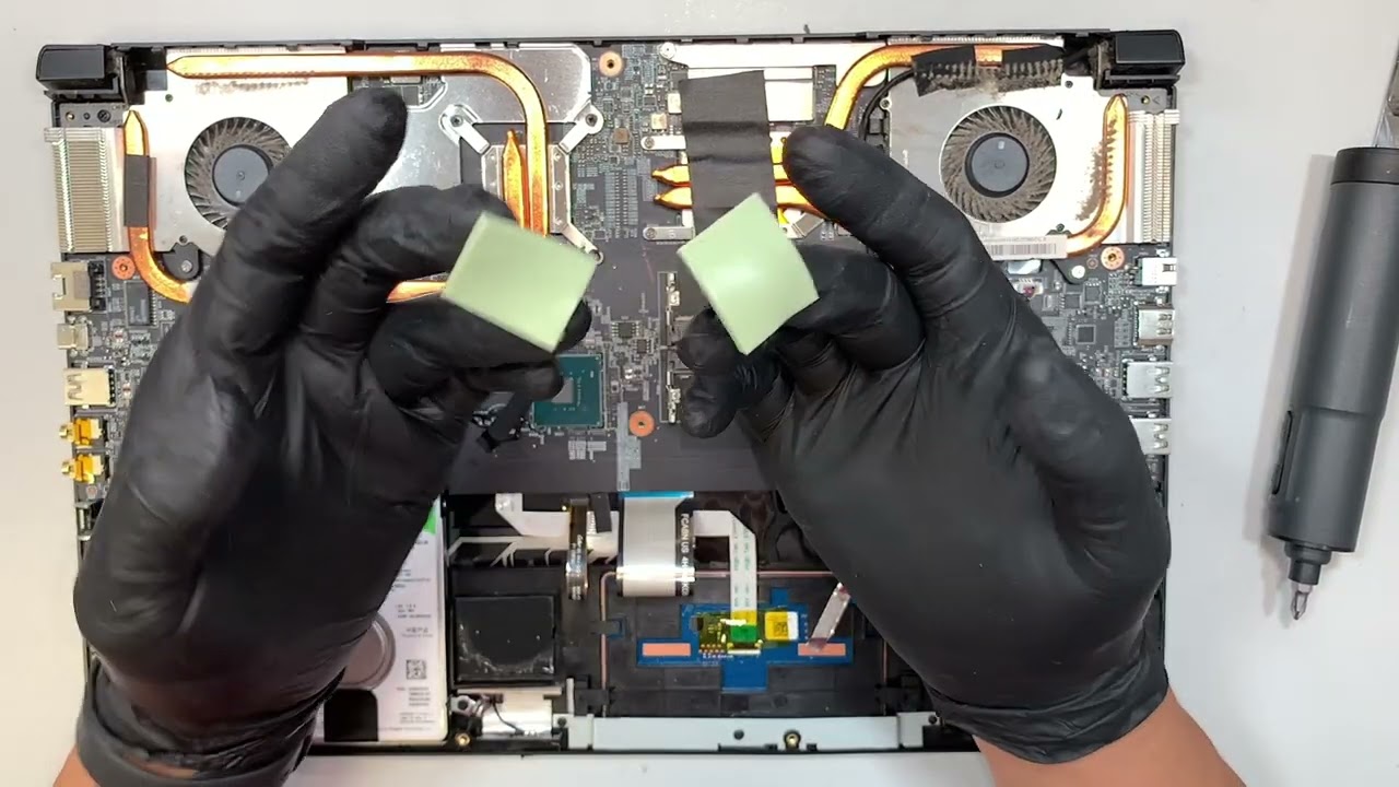 MSI GF75 MS 17F4 Teardown Upgrade Deassemble