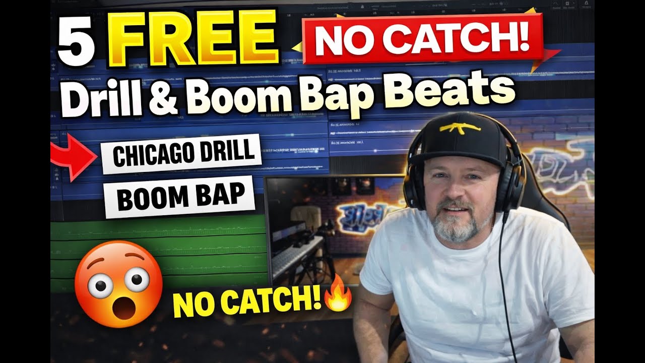 5 FREE Drill and Boom Bap Beats — No Catch